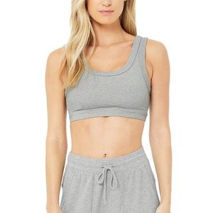 Alo Yoga Wellness Bra Dove Gray